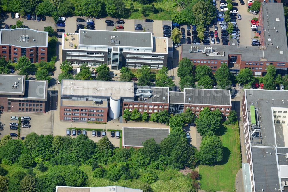 Aerial photograph Dortmund - Office and retail building at the Martin-Schmeisser-Weg in Dortmund in North Rhine-Westphalia