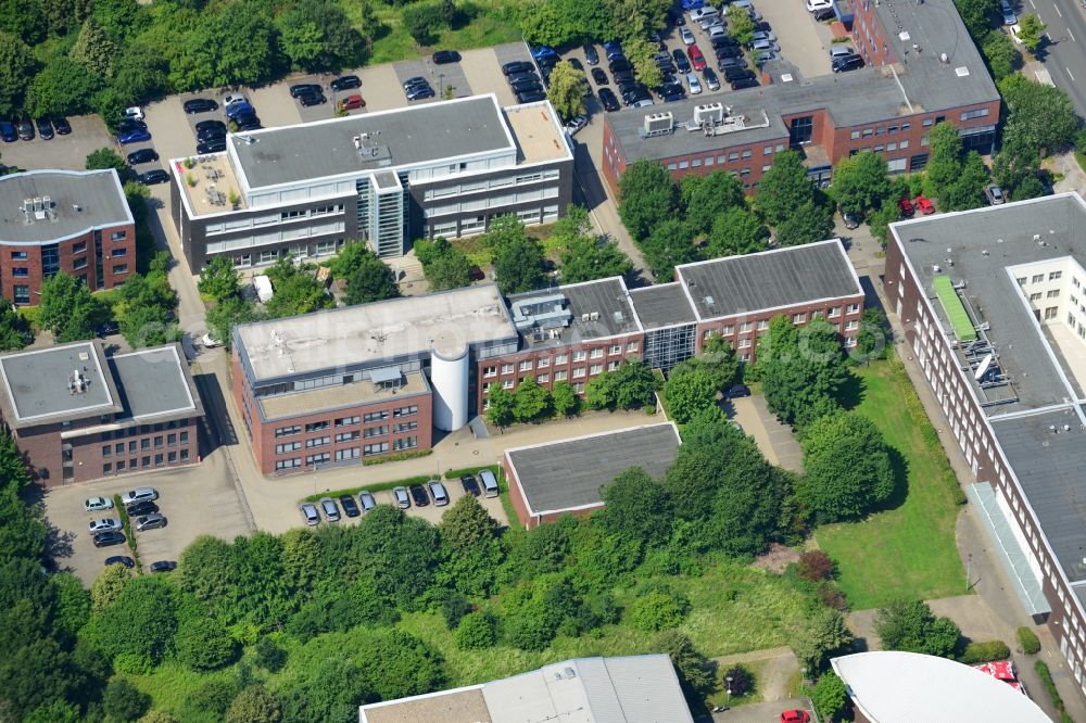 Dortmund from above - Office and retail building at the Martin-Schmeisser-Weg in Dortmund in North Rhine-Westphalia