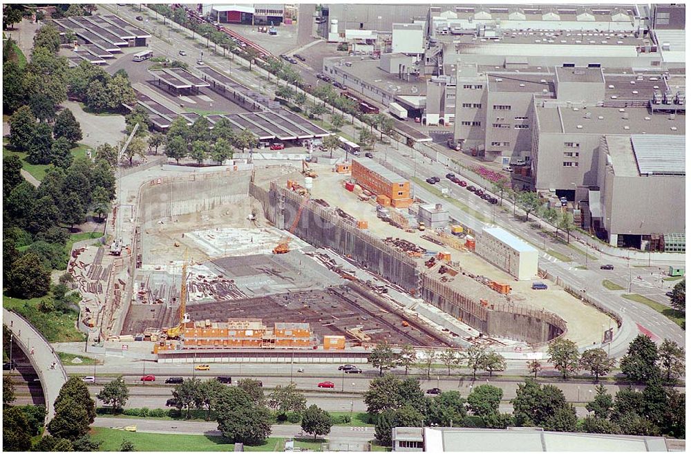 München from above - 25.07.2004 Blick auf Büro-und Geschäftshaus in München am Olympiapark Wiemer & Trachte, Märkische Str. 249, 44141 Dortmund Deutschland Tel.: +49 (0)231 / 4104-0, Fax: +49 (0)231 / 4104-348 E-Mail: infowiemer-trachte.de