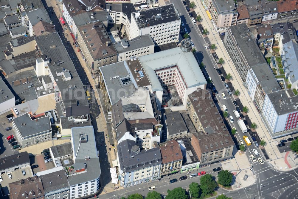 Aerial image Dortmund - Office and retail building on Osthellweg / Moritz alley in downtown Dortmund in North Rhine-Westphalia