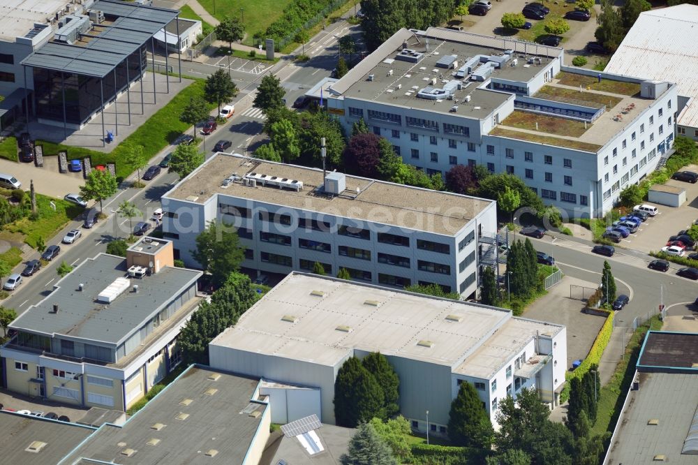 Dortmund from above - Office and retail building at the Schleefstraße in Dortmund in North Rhine-Westphalia