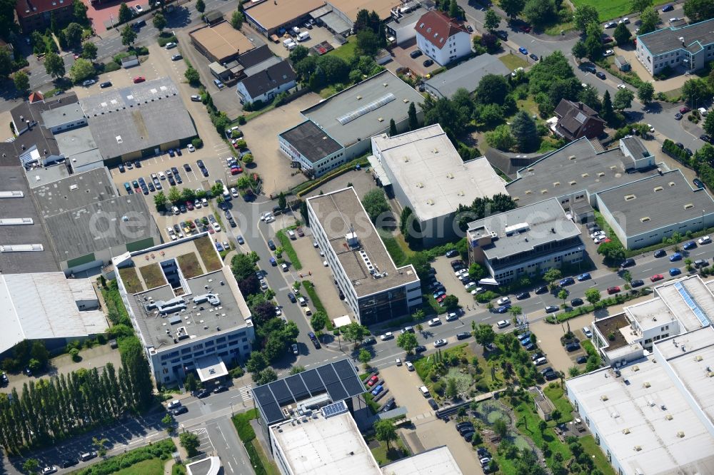 Aerial image Dortmund - Office and retail building at the Schleefstraße in Dortmund in North Rhine-Westphalia