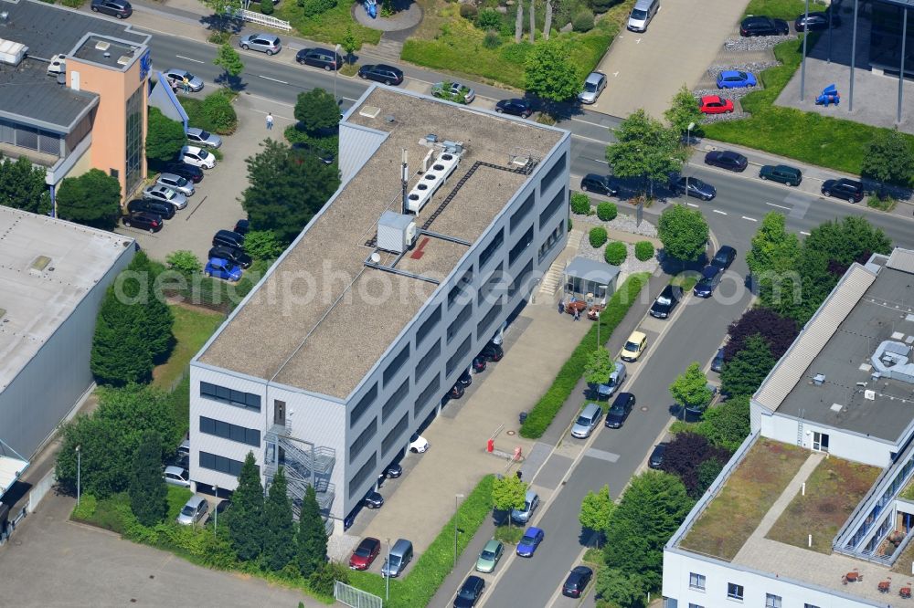 Aerial image Dortmund - Office and retail building at the Schleefstraße in Dortmund in North Rhine-Westphalia