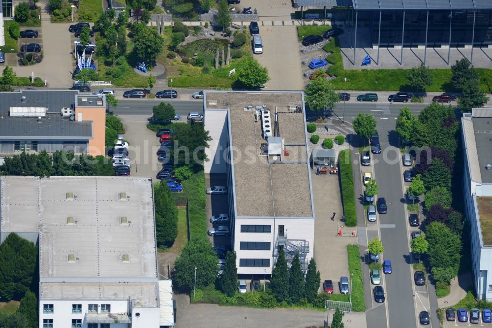 Aerial photograph Dortmund - Office and retail building at the Schleefstraße in Dortmund in North Rhine-Westphalia