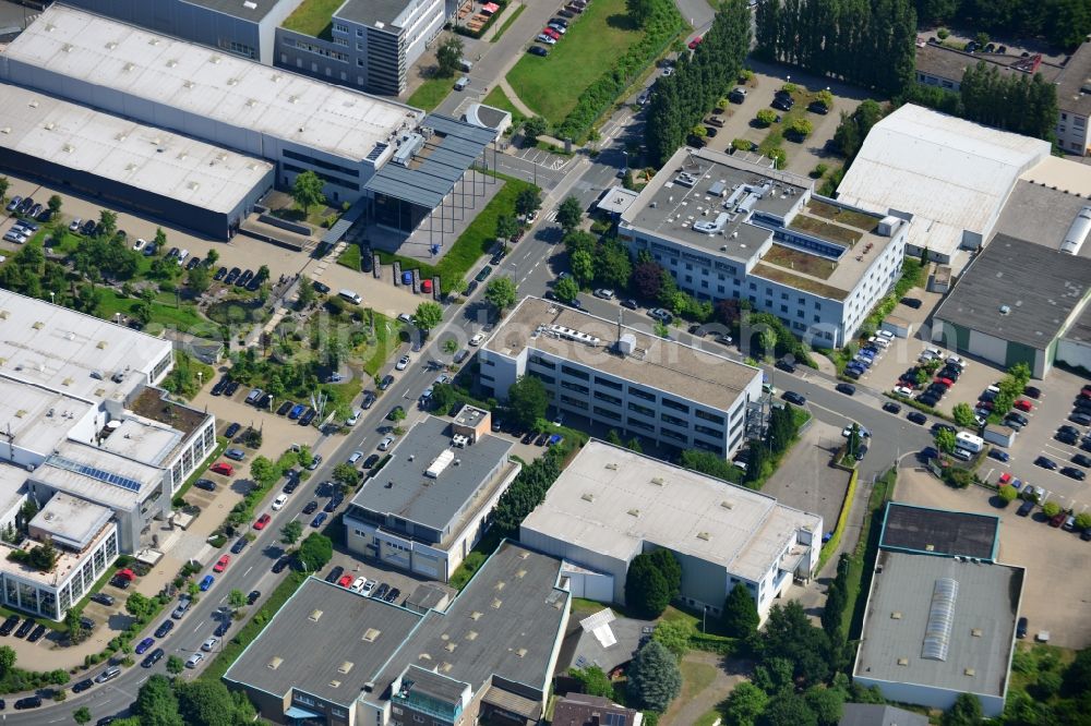 Aerial image Dortmund - Office and retail building at the Schleefstraße in Dortmund in North Rhine-Westphalia