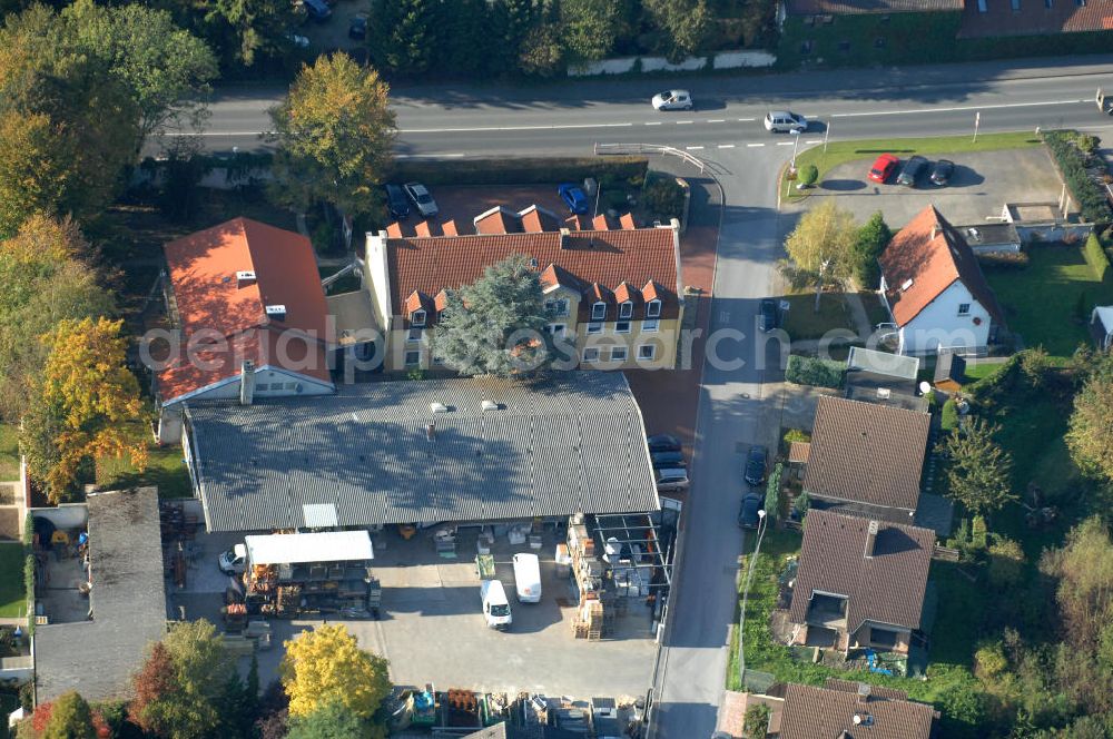 Aerial image Unna - Büro- und Geschäftshaus, zugleich Firmenhauptsitz der Unternehmensgruppe Markus Gerold an der Vaerstbrücke 1 in 59425 Unna.