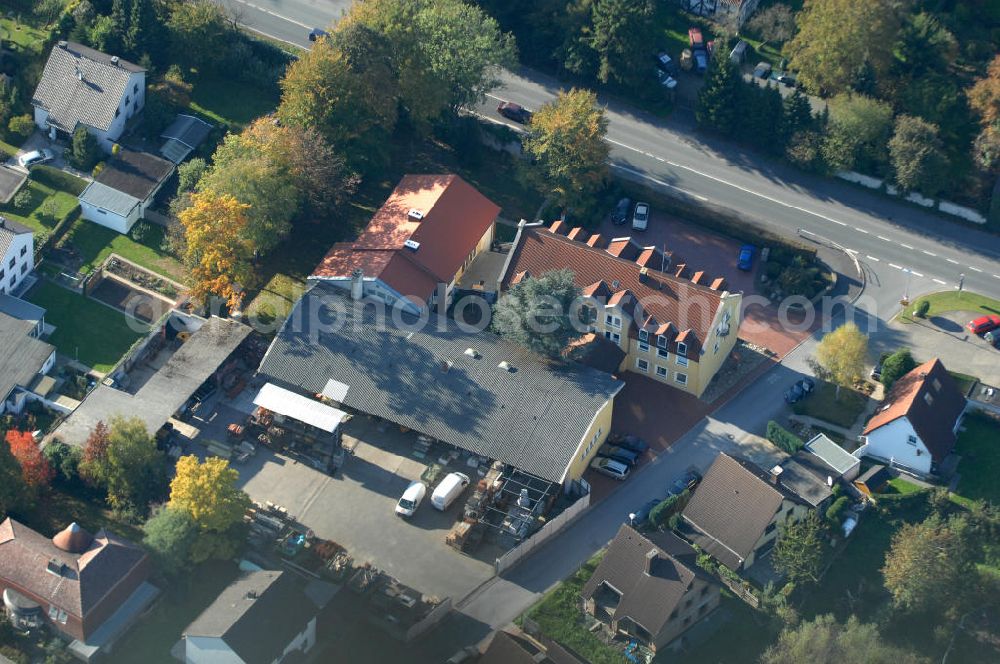 Aerial photograph Unna - Büro- und Geschäftshaus, zugleich Firmenhauptsitz der Unternehmensgruppe Markus Gerold an der Vaerstbrücke 1 in 59425 Unna.