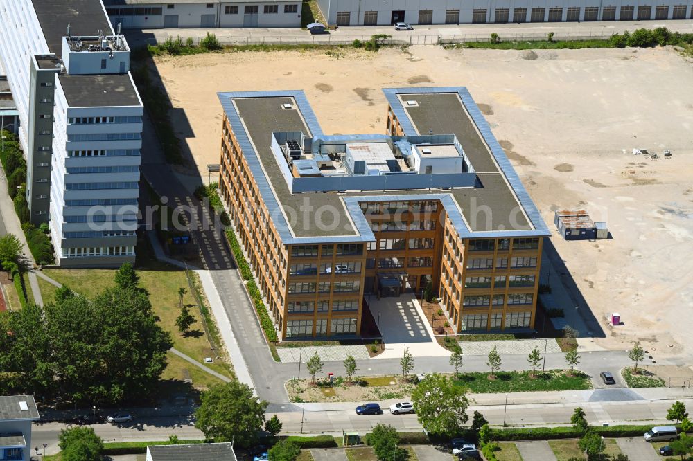 Berlin from above - Office and commercial building on Beilsteiner Strasse in the district Marzahn in Berlin, Germany