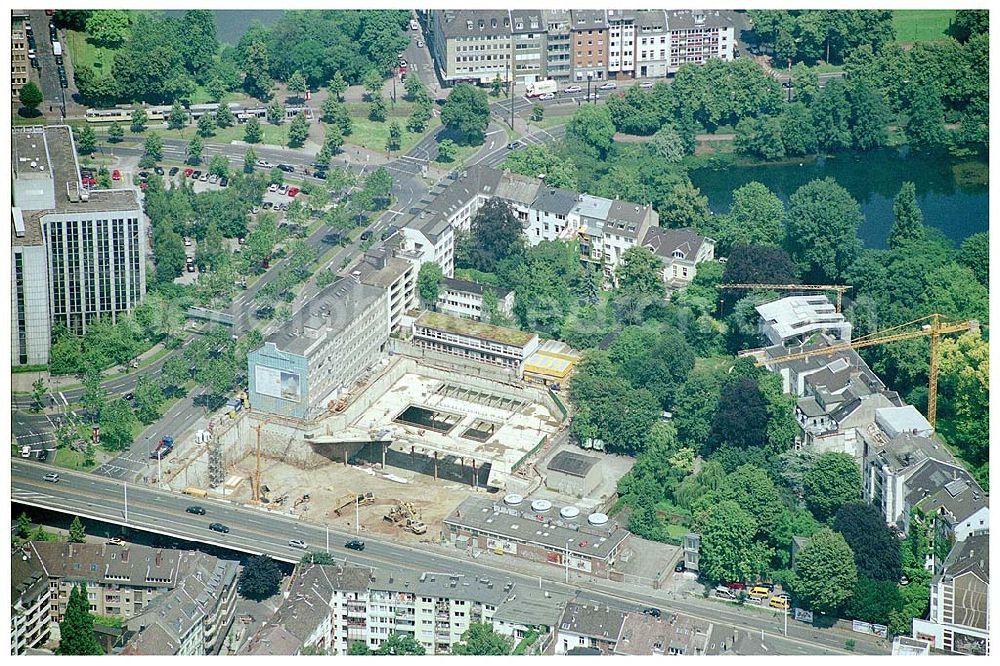 Aerial image Düsseldorf - 06.07.2004 Büro- und Geschäftshauskomplex in der Düsseldorfer Innenstadt