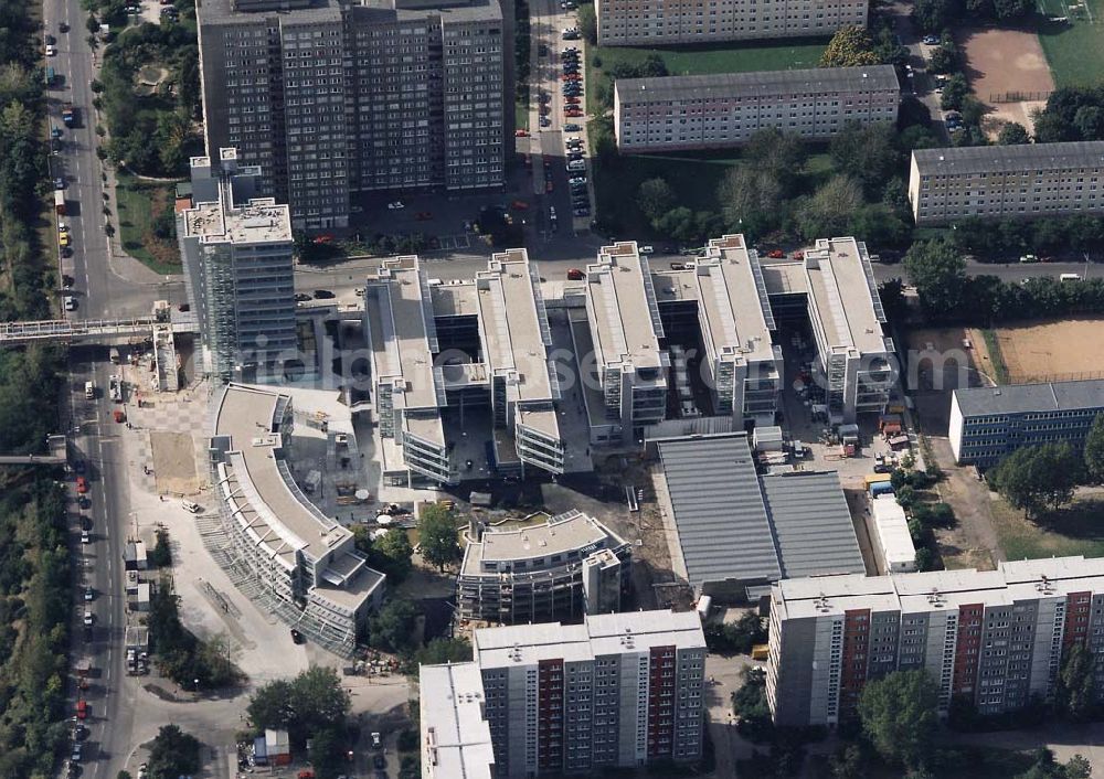 Aerial image Berlin - Lichtenberg - Büro- und Geschäftskomplex Storkower Bogen an der Storkower Straße in Berlin-Lichtenberg