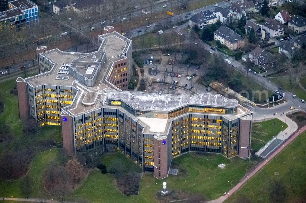 Aerial image Dortmund - Office and administration building of the insurance company Signal Iduna Dortmund in North Rhine-Westphalia