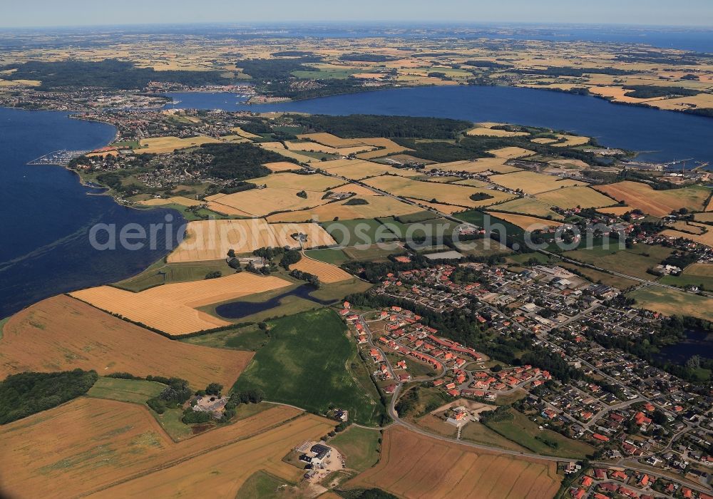 Aerial photograph Broager - Broager and Broagerland on the Flensburg Fjord in Denmark