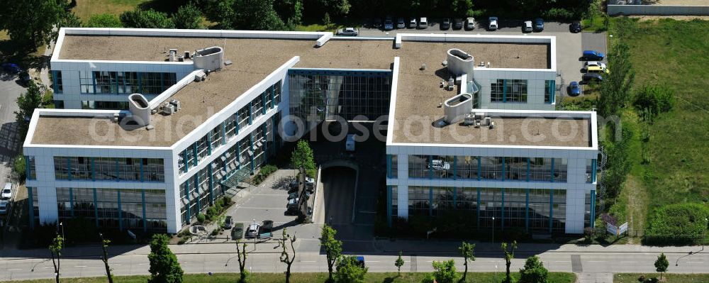 Aerial photograph Schönefeld - Bürogebäude Airport Center Schönefeld / Brandenburg. Office building Airport Center Schoenefeld.