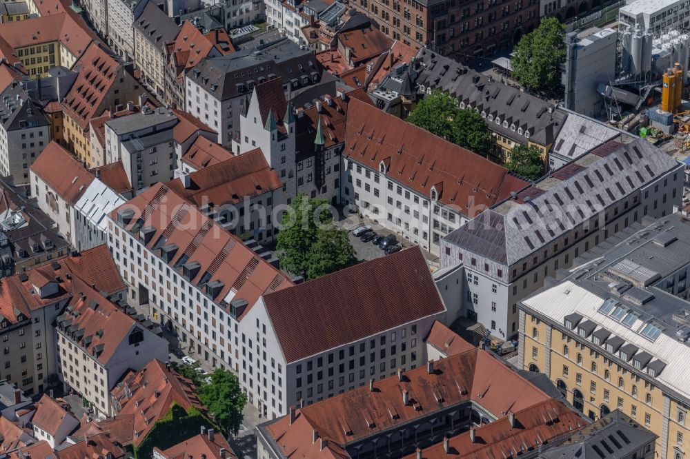 Aerial image München - Office building Alter Hof in the district Altstadt in Munich in the state Bavaria, Germany