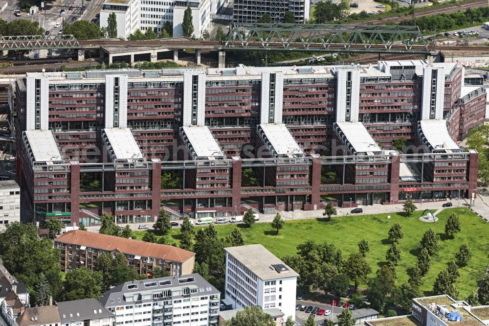 Aerial photograph Köln - Office building on Amt fuer Liegenschaften, Vermessung und Kataster Willy-Brandt-Platz in the district Innenstadt in Cologne in the state North Rhine-Westphalia, Germany