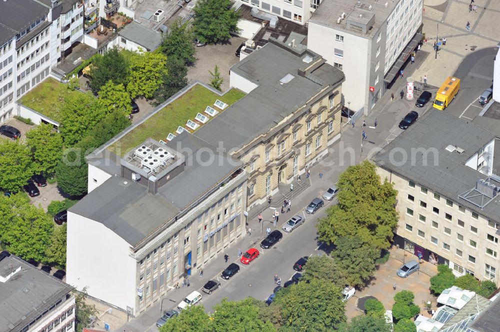 Dortmund from the bird's eye view: Bürogebäude an der Betenstraße Dortmund in Nordrhein-Westfalen / North Rhine-Westphalia. Ein Projekt der Unternehmensgruppe Markus Gerold. Mieter ist die Deutsche Bank AG.