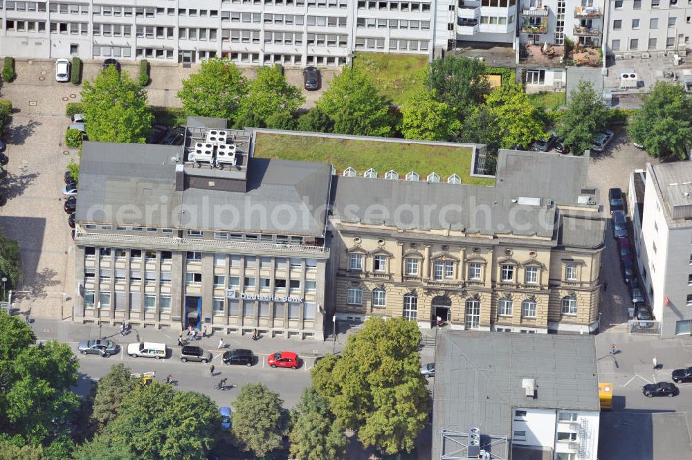 Aerial photograph Dortmund - Bürogebäude an der Betenstraße Dortmund in Nordrhein-Westfalen / North Rhine-Westphalia. Ein Projekt der Unternehmensgruppe Markus Gerold. Mieter ist die Deutsche Bank AG.