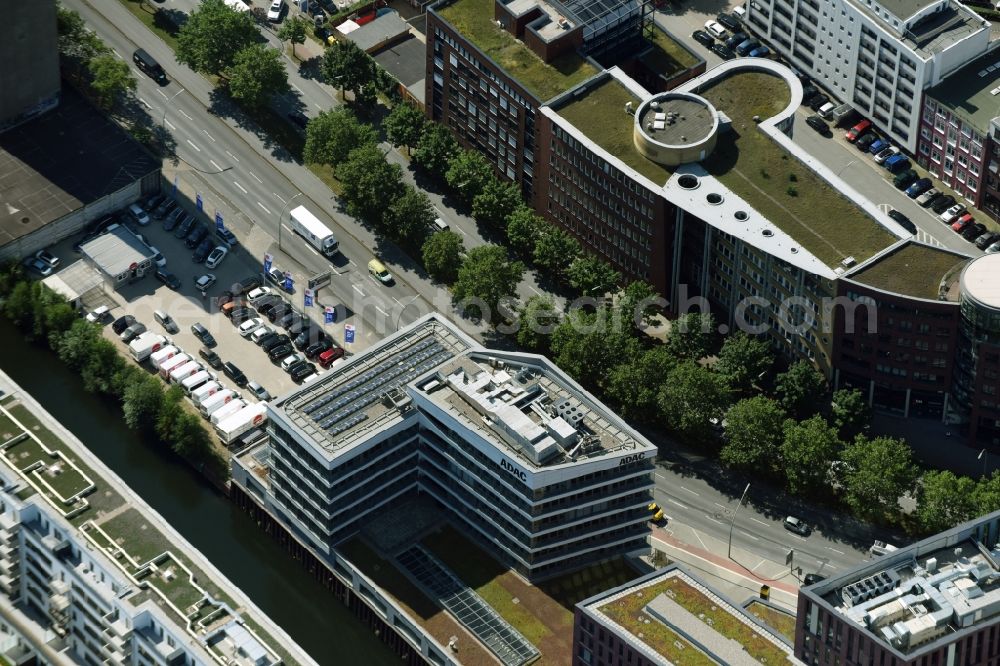 Hamburg from above - Office building of the ADAC Hansa e.V. in Hamburg