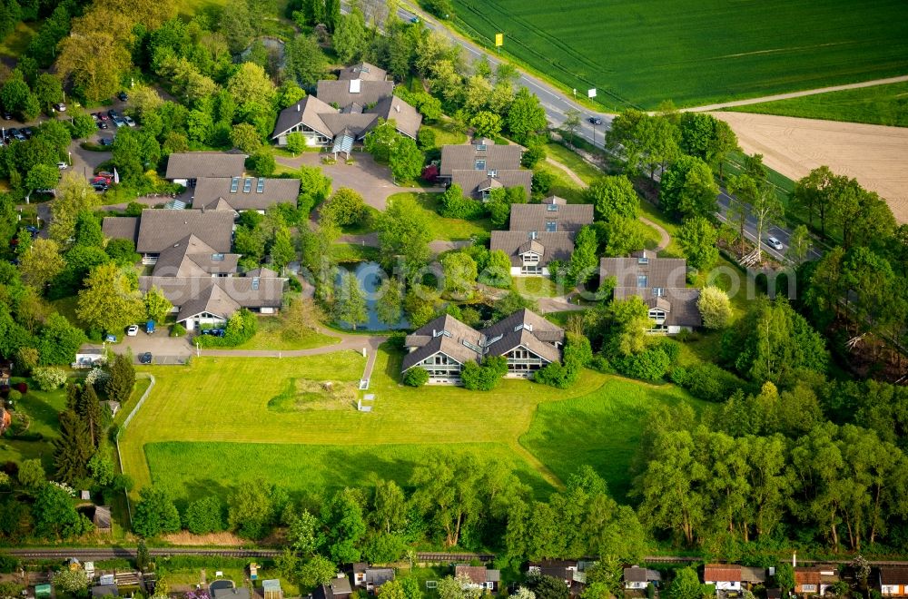 Aerial photograph Hamm - Unused Office building AhsePark in Hamm in the state North Rhine-Westphalia