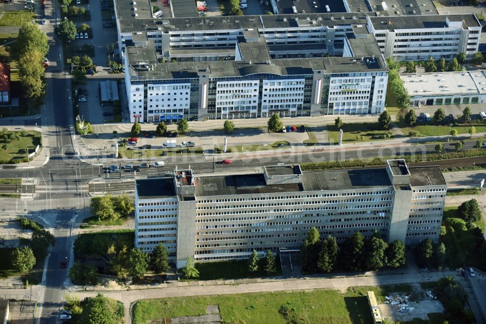 Berlin from the bird's eye view: Office building Allee der Kosmonauten im Stadtteil Marzahn in Berlin