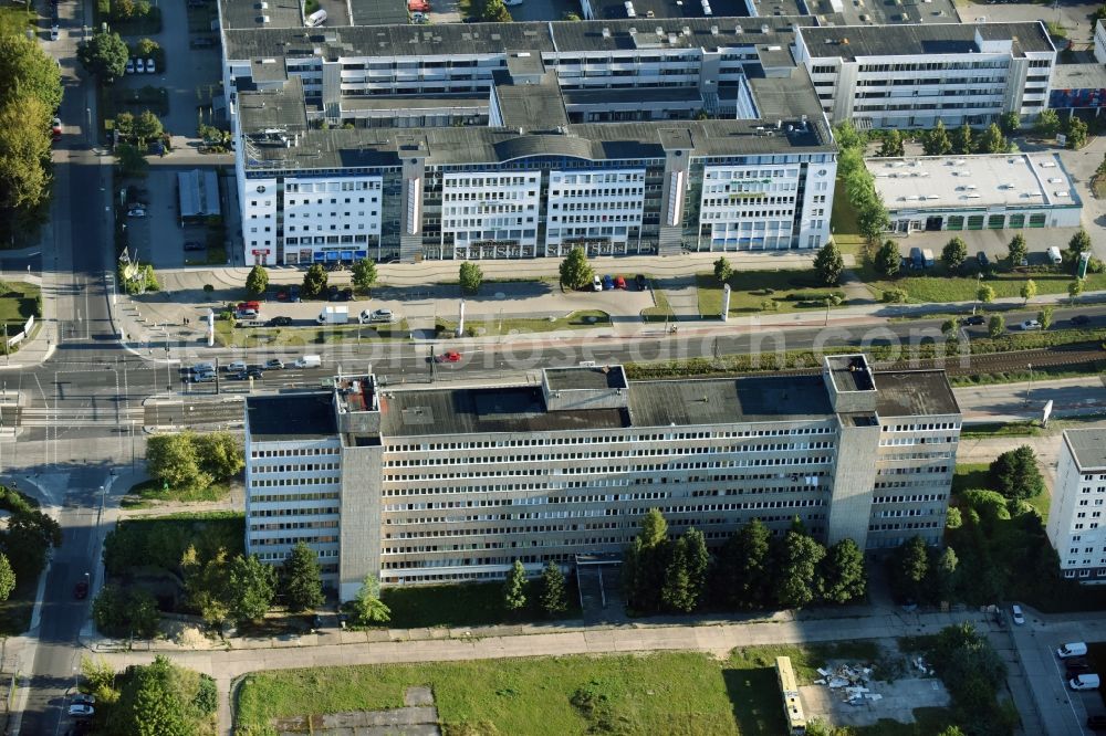 Aerial image Berlin - Office building Allee der Kosmonauten im Stadtteil Marzahn in Berlin