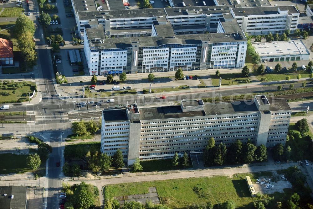 Berlin from the bird's eye view: Office building Allee der Kosmonauten destrict Marzahn in Berlin