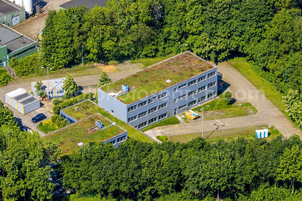 Aerial image Bottrop - Office building on street Alter Postweg in Bottrop at Ruhrgebiet in the state North Rhine-Westphalia, Germany