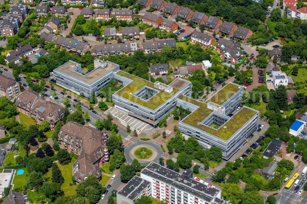 Aerial image Mülheim an der Ruhr - Office building Aon Hewitt GmbH in Muelheim on the Ruhr in the state North Rhine-Westphalia