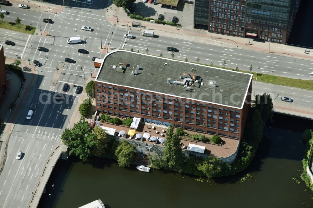 Aerial photograph Hamburg - Office building of ASB social services(Hamburg) GmbH in Hamburg