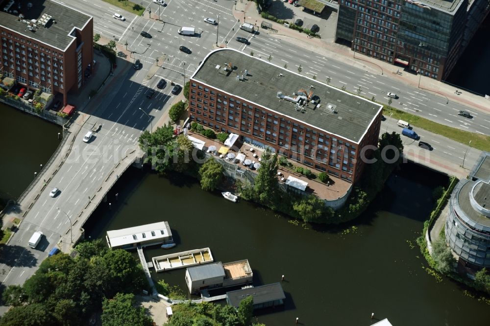 Hamburg from above - Office building of ASB social services(Hamburg) GmbH in Hamburg