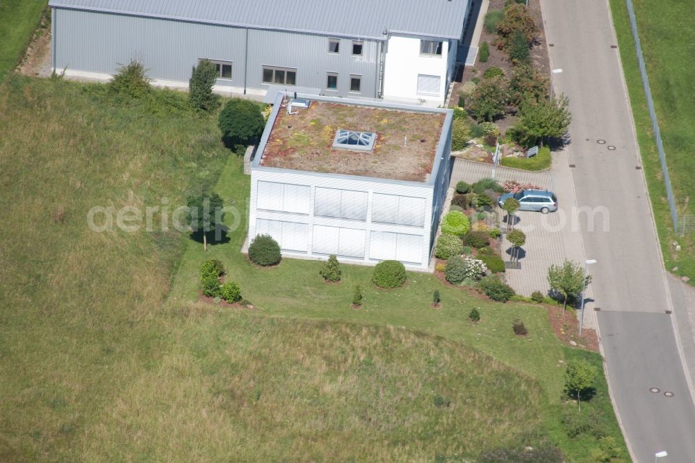 Aerial photograph Marxzell - Office building B.D.B. GmbH in Marxzell in the state Baden-Wuerttemberg