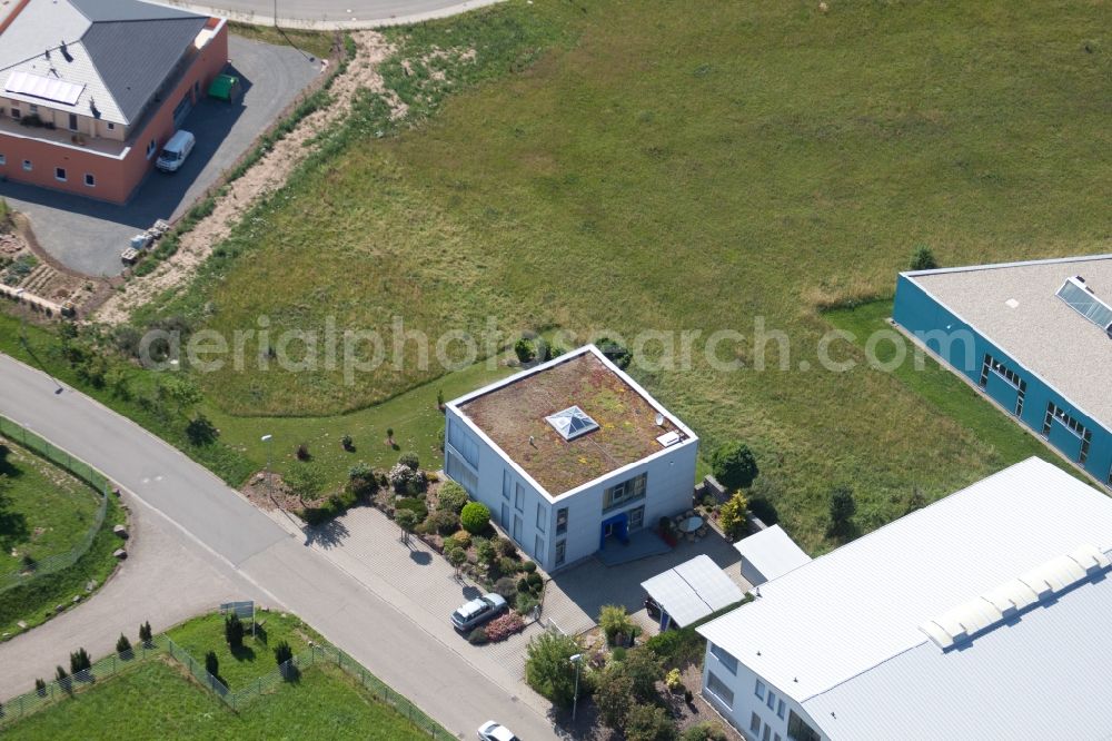 Marxzell from above - Office building B.D.B. GmbH in Marxzell in the state Baden-Wuerttemberg