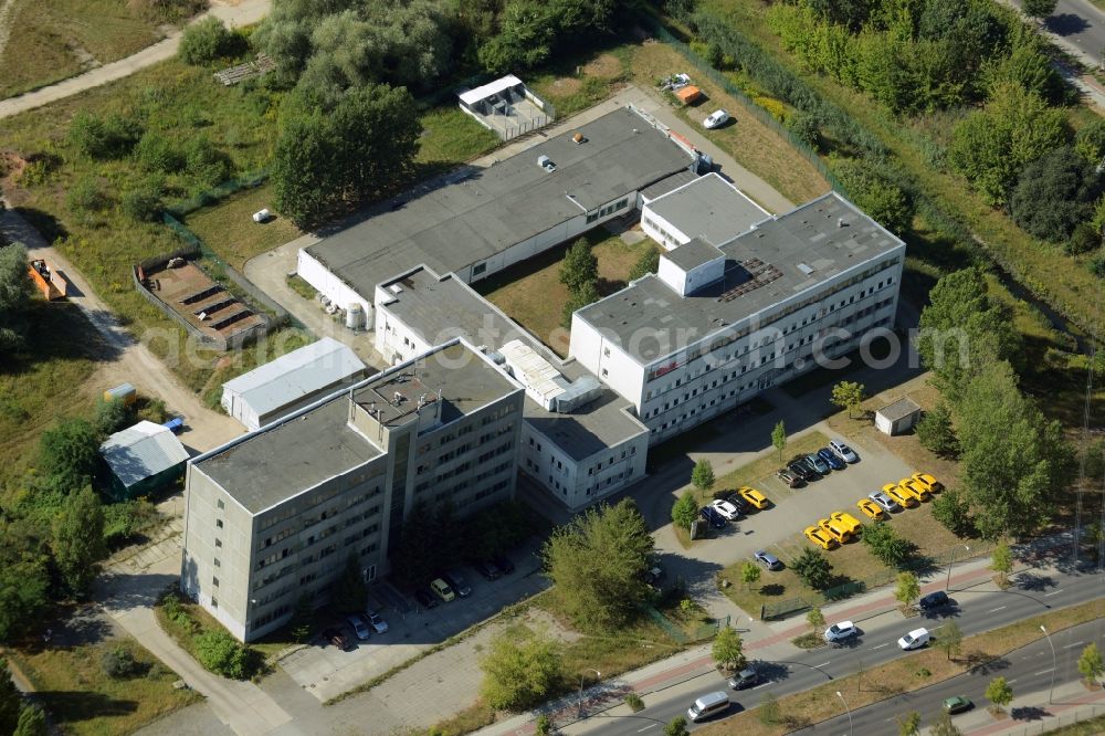 Berlin from the bird's eye view: Office building at the Boxberger Strasse / Bitterfelder Strasse in the district Marzahn in Berlin in Germany