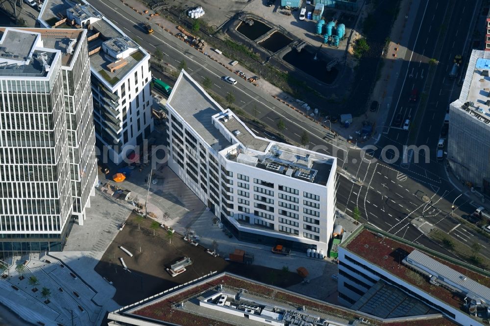 Aerial photograph Hamburg - Office building on Ueberseeallee in Hamburg, Germany