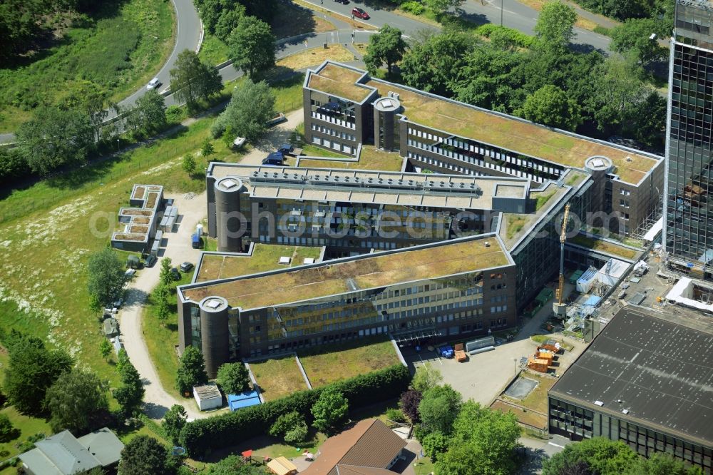 Bochum from the bird's eye view: Office building Knappschaft-Bahn-See in Bochum in the state North Rhine-Westphalia