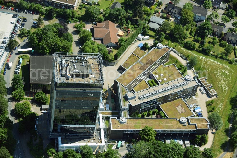 Bochum from the bird's eye view: Office building Knappschaft-Bahn-See in Bochum in the state North Rhine-Westphalia