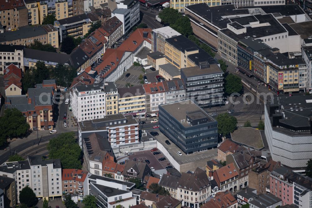 Aerial photograph Braunschweig - Office building in Brunswick in the state Lower Saxony, Germany