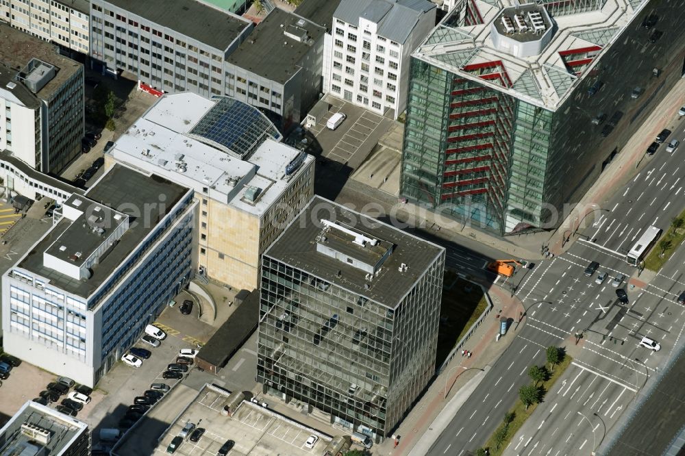 Aerial image Hamburg - Office building der DAA Deutsche Angestellten-Akademie GmbH in Hamburg