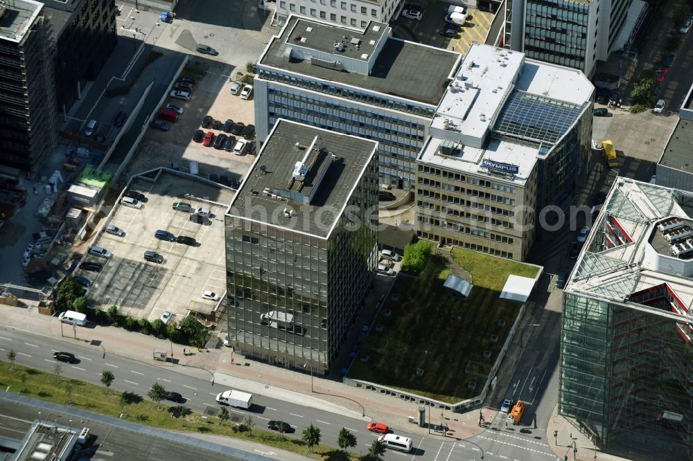 Aerial image Hamburg - Office building der DAA Deutsche Angestellten-Akademie GmbH in Hamburg