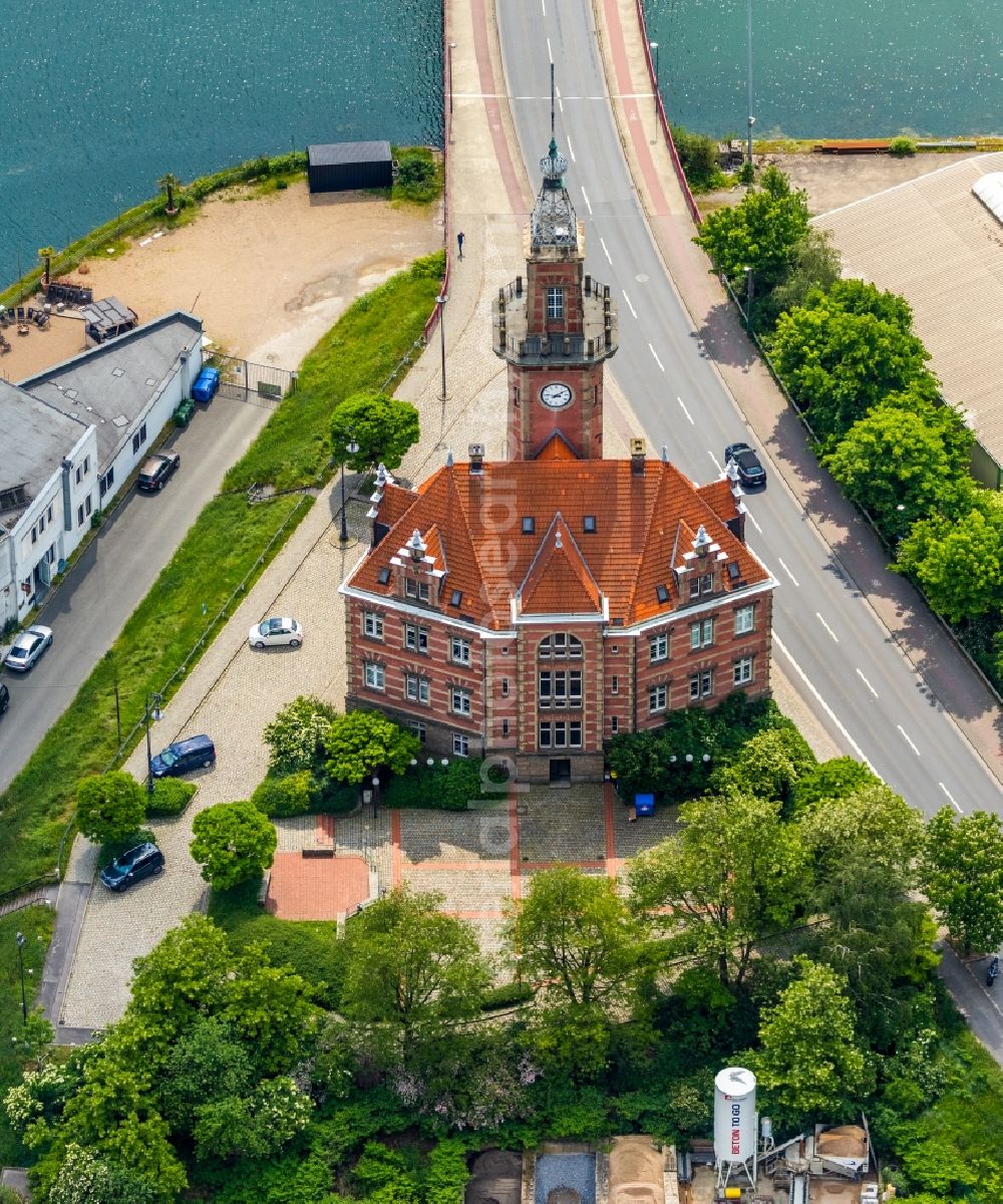 Aerial image Dortmund - Office building of Der Kraken GmbH in alten Hafenont on Sunofweg in Dortmund in the state North Rhine-Westphalia, Germany