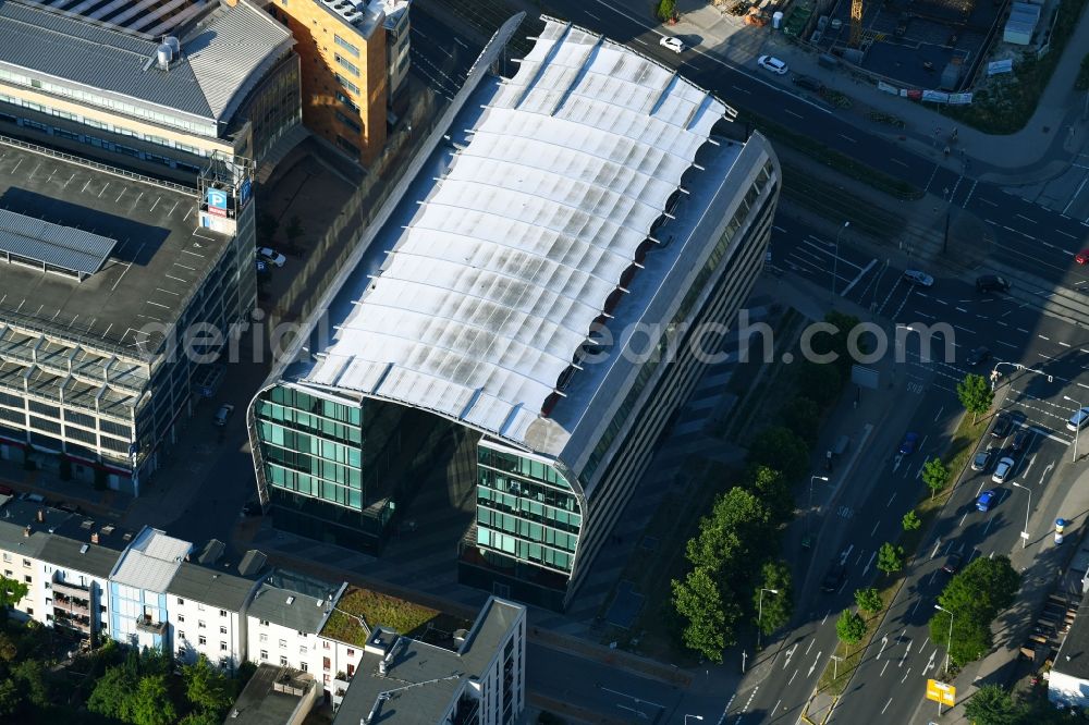 Rostock from the bird's eye view: Office building on Deutsche-Med-Platz in Rostock in the state Mecklenburg - Western Pomerania, Germany