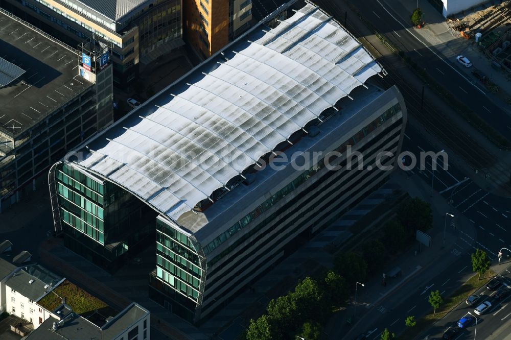 Aerial image Rostock - Office building on Deutsche-Med-Platz in Rostock in the state Mecklenburg - Western Pomerania, Germany