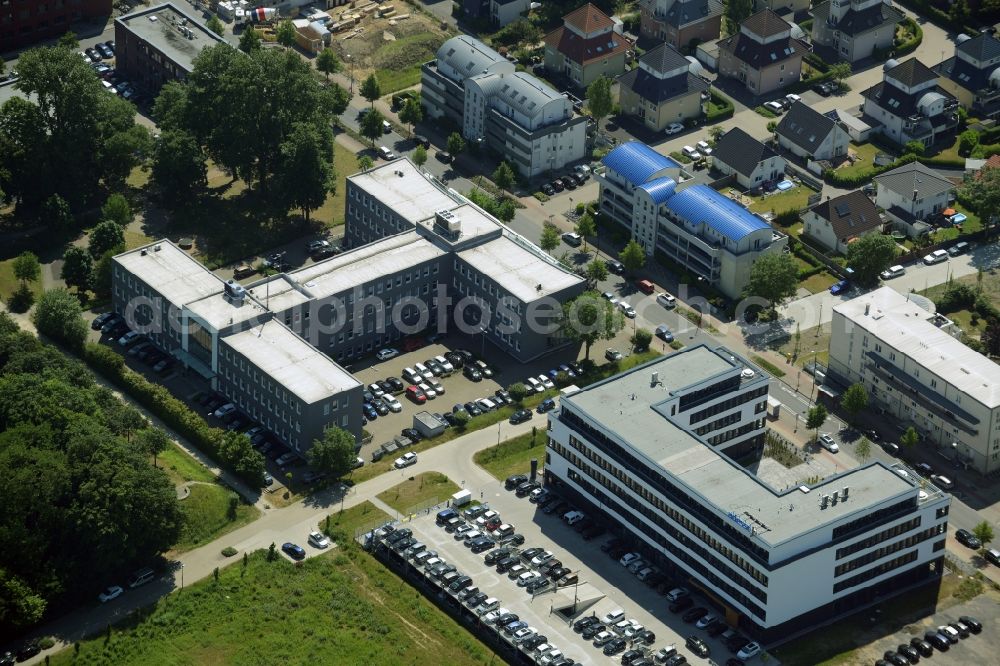 Aerial image Dortmund - Office building des Unternehmens adesso in Dortmund in the state North Rhine-Westphalia