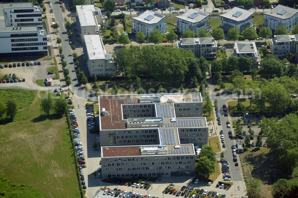 Dortmund from above - Office building at Kopenhagener Strasse in Dortmund in the state North Rhine-Westphalia