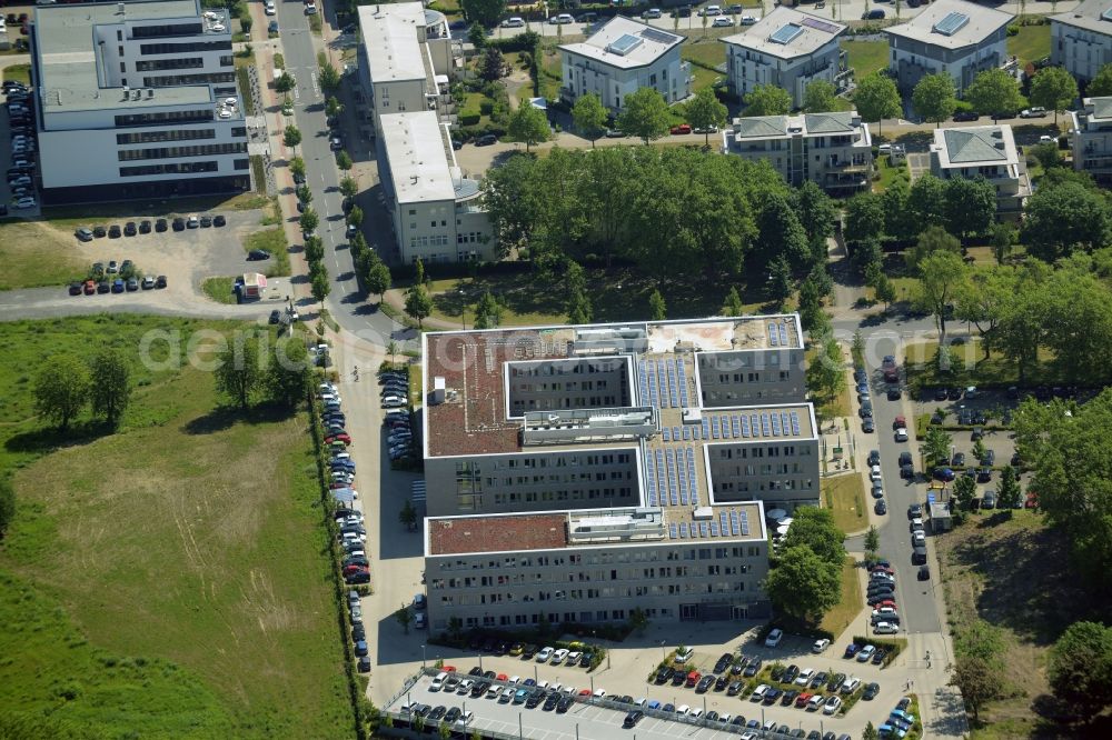 Dortmund from the bird's eye view: Office building at Kopenhagener Strasse in Dortmund in the state North Rhine-Westphalia