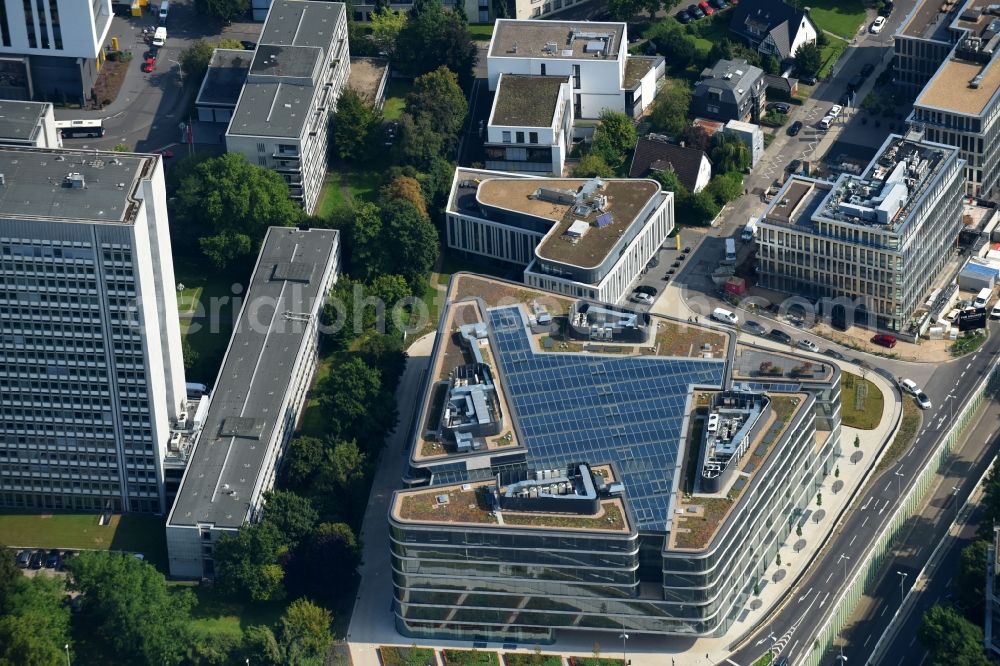 Aerial photograph Bonn - Office building FGS Campus on Friedrich-Ebert-Allee in the district Zentrum in Bonn in the state North Rhine-Westphalia, Germany