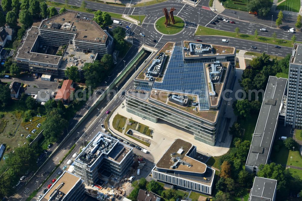 Aerial photograph Bonn - Office building FGS Campus on Friedrich-Ebert-Allee in the district Zentrum in Bonn in the state North Rhine-Westphalia, Germany