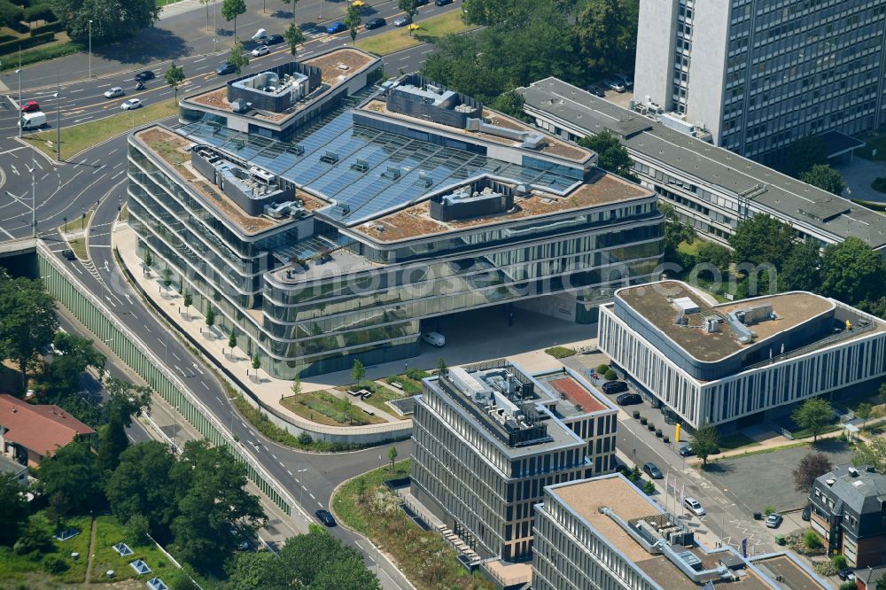 Bonn from above - Office building FGS Campus on Friedrich-Ebert-Allee in the district Zentrum in Bonn in the state North Rhine-Westphalia, Germany