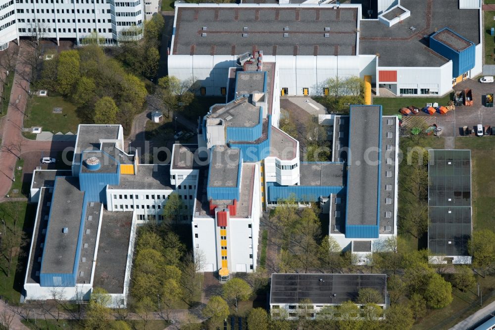 Aerial photograph München - Office building of the administration and administration building of the company Siemens in the district Ramersdorf-Perlach in Munich in the state Bavaria, Germany
