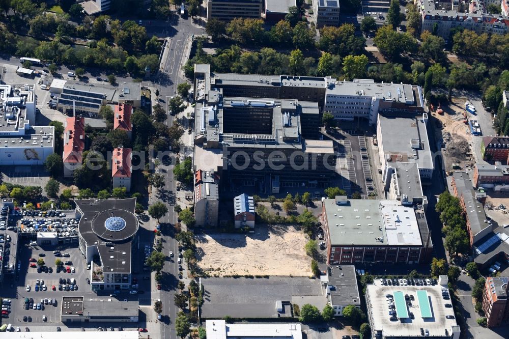 Aerial photograph Berlin - Office building on Franklinstrasse in the district Charlottenburg in Berlin, Germany